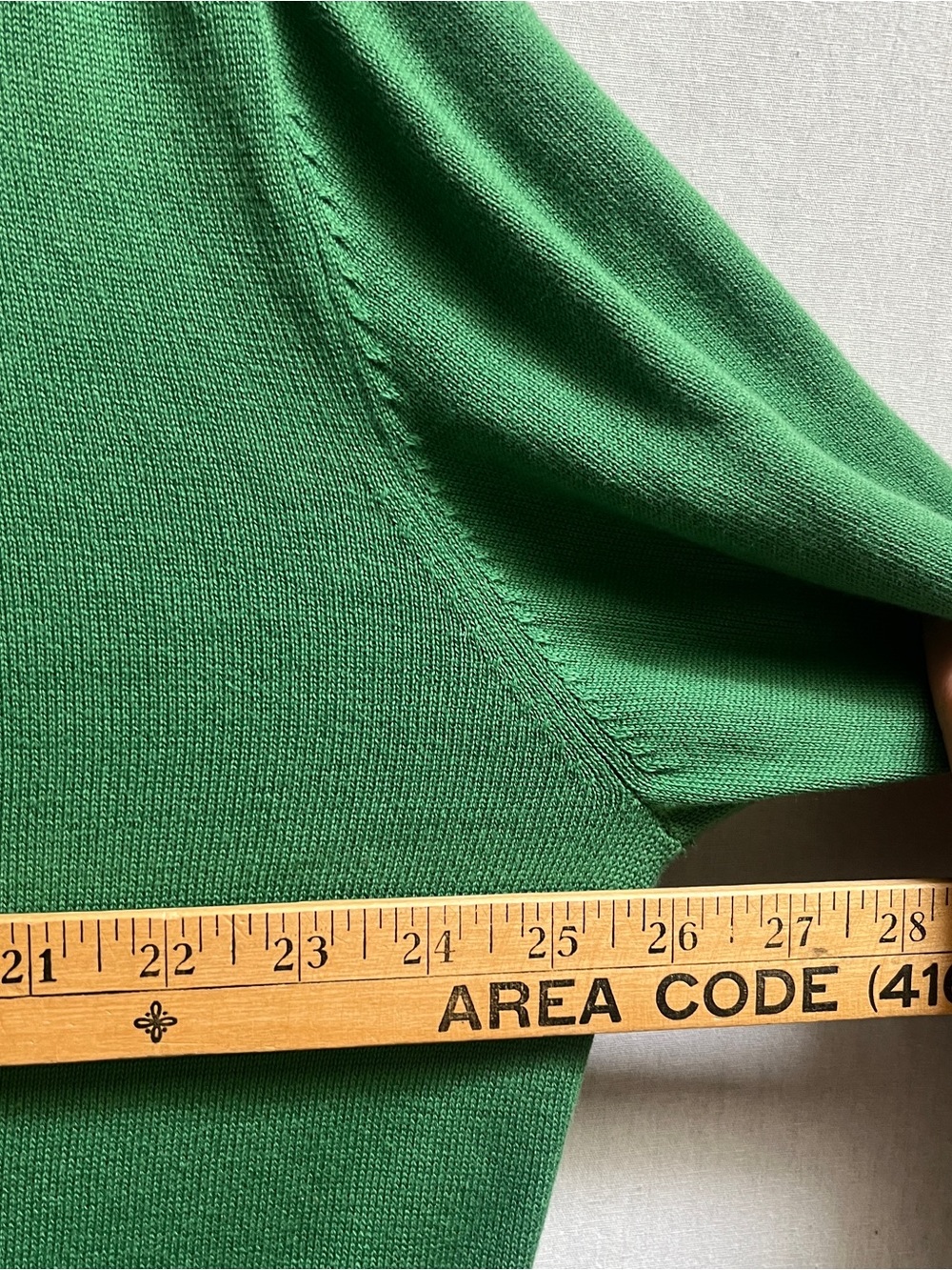 Lacoste Cotton Green V-Neck Argyle Diamond Sweater Mens Size XXL - Picture 7 of 7